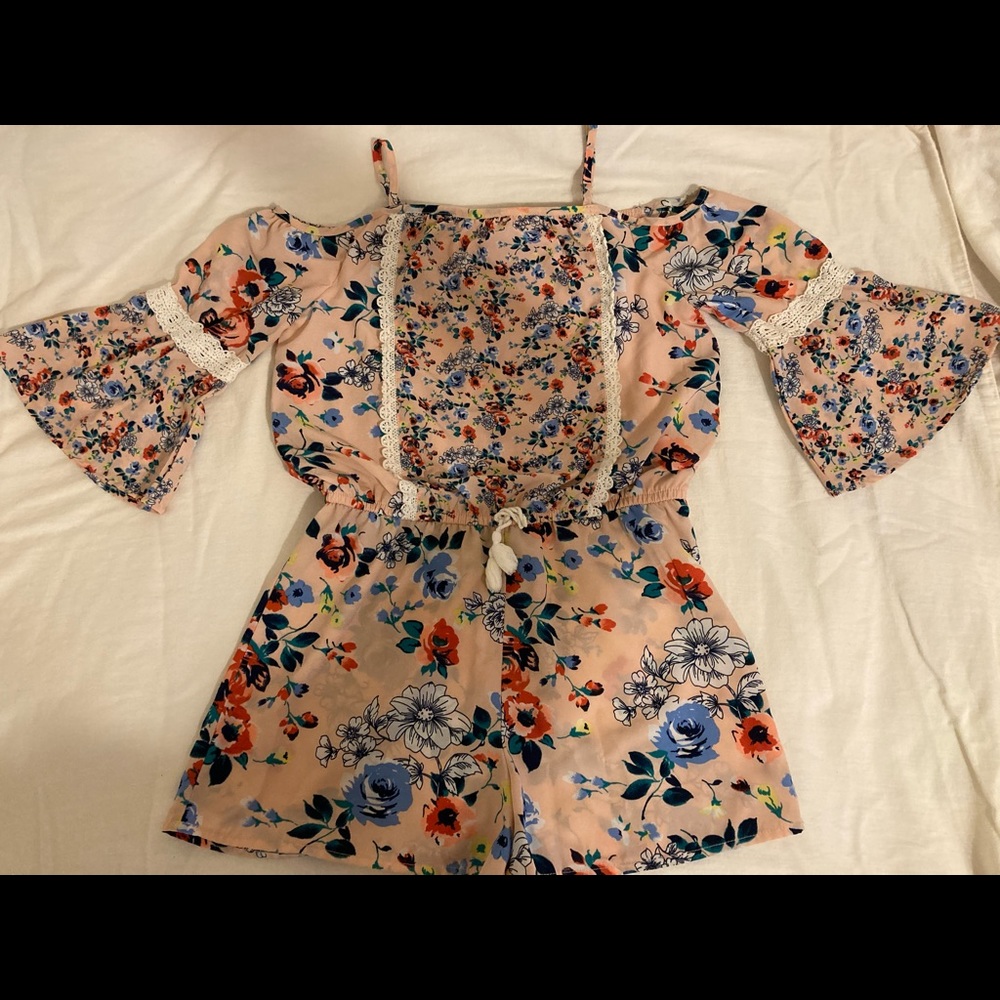 Girls romper. Wore gently and infrequently.